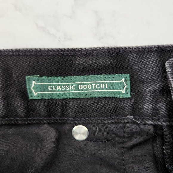 Ralph Lauren Jeans Co. Classic Bootcut Black Denim Jeans Women's 8 - Picture 8 of 9